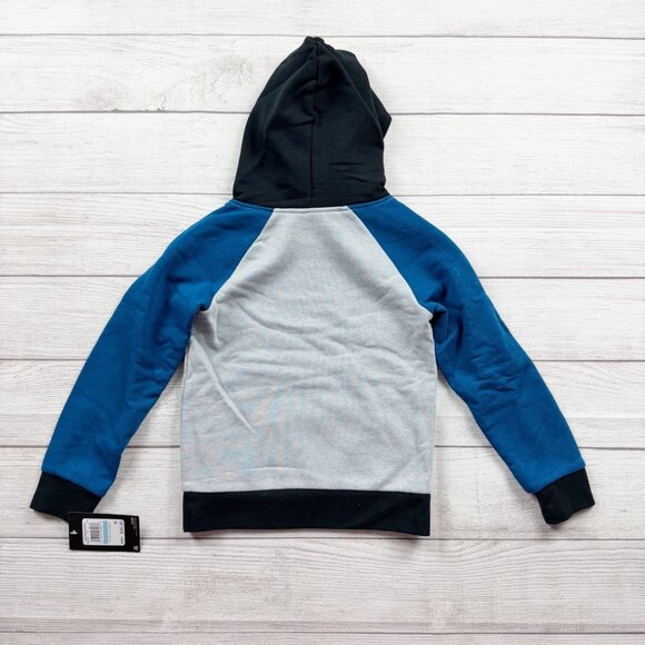 Under Armour Boys Hoodie Sweatshirt Blue Gray Black Fleece Pullover NWT 5 - Picture 3 of 3